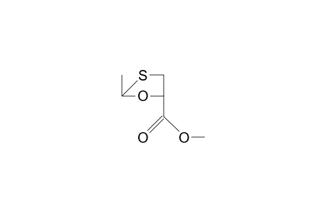 trans-2-Methyl-1,3-oxathiolane-5-carboxylic acid, methyl ester