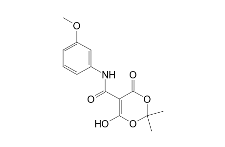 2,2-dimethyl-6-hydroxy-4-oxo-m-dioxin-5-carbox-m-anisidide