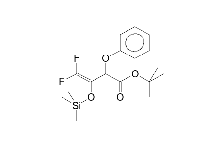 TRIMETHYLSILYL-4,4-DIFLUORO-3-TRIMETHYLSILOXY-2-PHENOXY-3-BUTENOATE