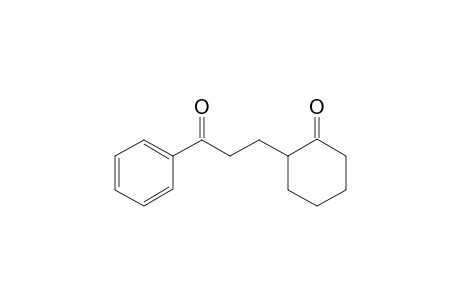 Cyclohexanone, 2-(3-oxo-3-phenylpropyl)-