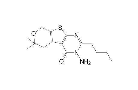 3-amino-2-butyl-6,6-dimethyl-3,5,6,8-tetrahydro-4H-pyrano[4',3':4,5]thieno[2,3-d]pyrimidin-4-one