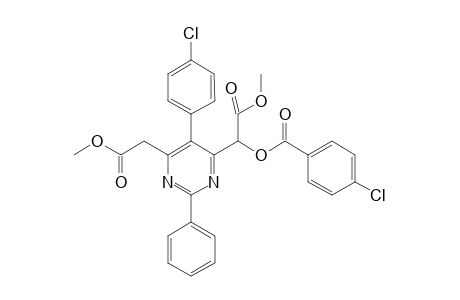 1-(5-(4-Chlorophenyl)-6-(2-methoxy-2-oxoethyl)-2-phenylpyrimidin-4-yl)-2-methoxy-2-oxoethyl 4-Chlorobenzoate