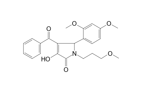 4-Benzoyl-5-(2,4-dimethoxy-phenyl)-3-hydroxy-1-(3-methoxy-propyl)-1,5-dihydro-pyrrol-2-one