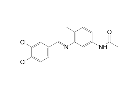 3'-[(3,4-dichlorobenzylidene)amino]-p-acetotoluidide