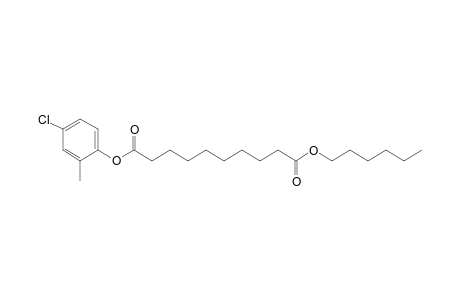 Sebacic acid, 4-chloro-2-methylphenyl hexyl ester