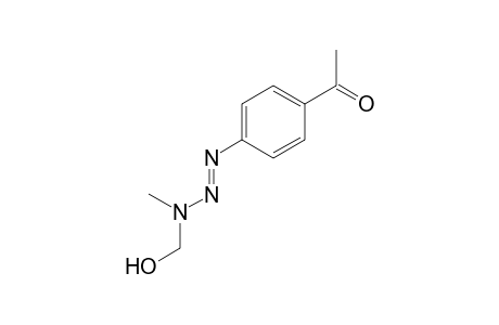 4'-[3-(hydroxymethyl)-3-methyl-1-triazeno]acetophenone