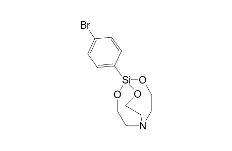 1-(p-bromophenyl)-2,8,9-trioxa-5-aza-1-silabicyclo[3,3,3]undecane