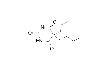 2,4,6(1H,3H,5H)-Pyrimidinetrione, 5-butyl-5-(2-propenyl)-