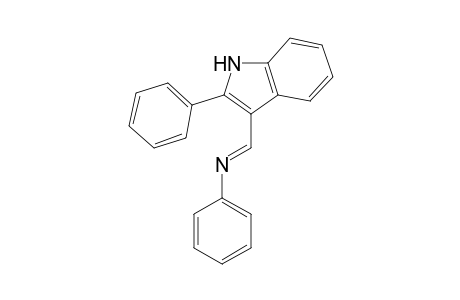 N-[(2-Phenyl-1H-indole-3-yl)methylene]benzeneamine