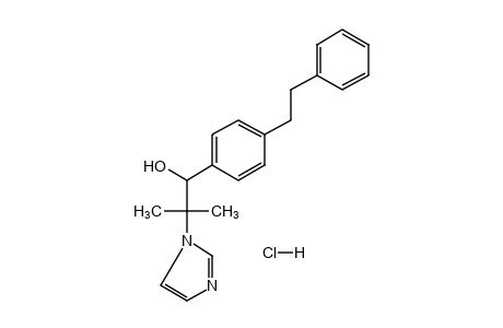 beta,beta-DIMETHYL-alpha-(p-PHENETHYLPHENYL)IMIDAZOLE-1-ETHANOL, MONOHYDROCHLORIDE