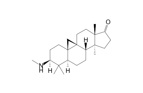 (+)-17-OXOCYClOPROTOBUXINE;3-BETA-METHYLAMINO-9-BETA,10-BETA-CYClOBUXA-17-ONE