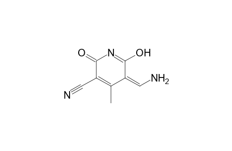 5-Aminomethylene-6-hydroxy-4-methyl-2-oxo-2,5-dihydro-3-pyridinecarbonitrile