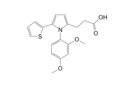 3-[1-(2,4-dimethoxy-phenyl)-5-thiophen-2-yl-1H-pyrrol-2-yl]-propionic acid