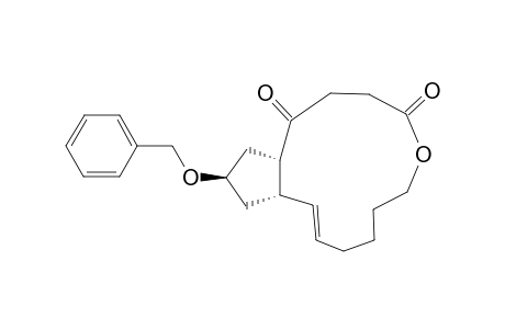 r-13-(Benzyloxy)-1,2,3,6,7,8,9-t-11a,12,13,14,t-14a-dodecahydro-4H-cyclopent[f]oxacyclotridecin-1,4-dione