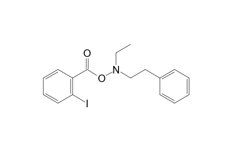 N-Ethyl-O-(2-iodobenzoyl)-N-phenethylhydroxylamine