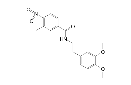 N-(3,4-dimethoxyphenethyl)-4-nitro-m-toluamide