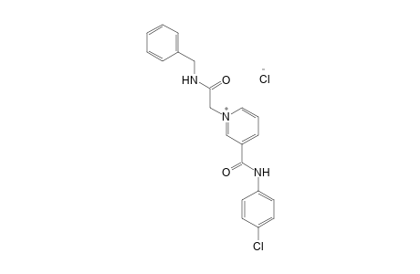 1-[(BENZYLCARBAMOYL)METHYL]-3-[(p-CHLOROPHENYL)CARBAMOYL]PYRIDINIUM CHLORIDE