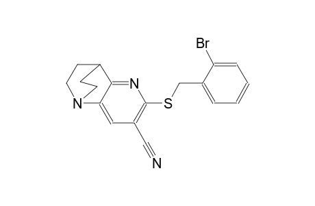 6-((2-bromobenzyl)thio)-3,4-dihydro-2H-1,4-ethano-1,5-naphthyridine-7-carbonitrile