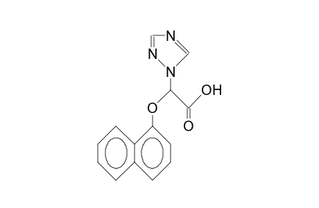 2-(1,2,4-Triazolyl)-2-(1-naphthyloxy)-acetic acid
