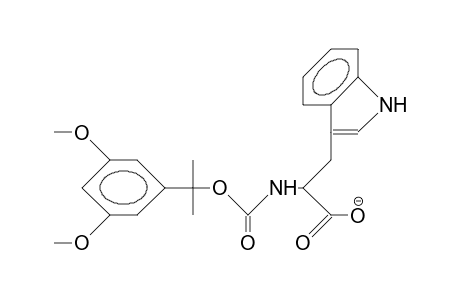 N-[1-(3,5-Dimethoxy-phenyl)-1-methyl-ethoxycarbonyl]-tryptophan anion