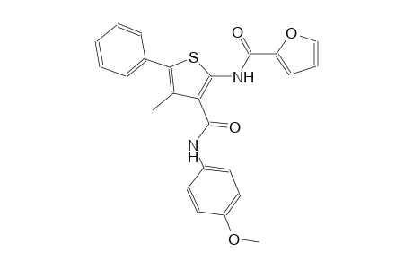 2-furancarboxamide, N-[3-[[(4-methoxyphenyl)amino]carbonyl]-4-methyl-5-phenyl-2-thienyl]-