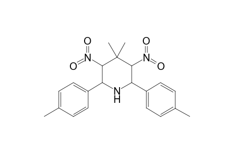 4,4-Dimethyl-2,6-bis(4-methylphenyl)-3,5-dinitropiperidine