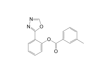 o-(1,3,4-oxadiazol-2-yl)phenol, m-toluate (ester)