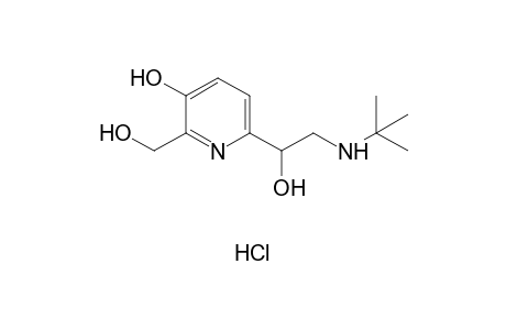 a6-[(tert-butylamino)methyl]-3-hydroxy-2,6-pyridinedimethanol,  monohydrochloride