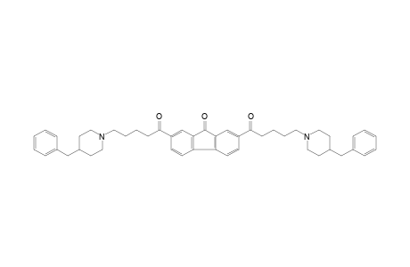 2,7-bis[5-(4-benzylpiperidino)valeryl]fluoren-9-one