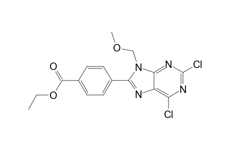 Ethyl 4-[2,6-Dichloro-9-(methoxymethyl)-9H-purin-8-yl]benzoate