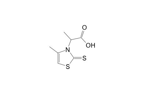 alpha,4-dimethyl-2-thioxo-4-thiazoline-3-acetic acid