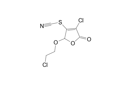 3-Chloro-5-(2-chloroethoxy)-4-thiocyanatofuran-2(5H)-one