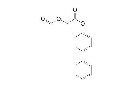 Acetoxyacetic acid, 4-biphenyl ester