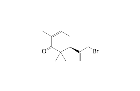 (-)-(R)-5-(3-Bromopropen-2-yl)-2,6,6-trimethylcyclohex-2-enone