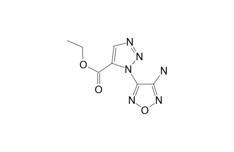 1H-1,2,3-Triazole-5-carboxylic acid, 1-(4-aminofurazan-3-yl)-, ethyl ester