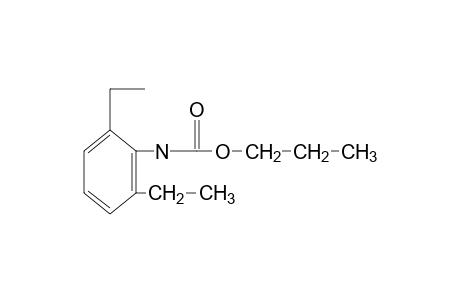 2,6-diethylcarbanilic acid, propyl ester
