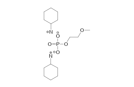 2-Methoxyethyl phosphate bis(cyclohexylammonium) salt