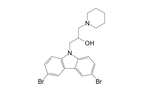 1-(3,6-Dibromo-9H-carbazol-9-yl)-3-(1-piperidinyl)-2-propanol