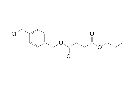 Succinic acid, 4-(chloromethyl)benzyl propyl ester