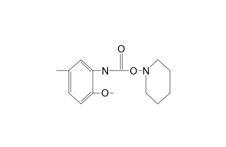 2-methoxy-5-methylcarbanilic acid, O-piperidino derivative