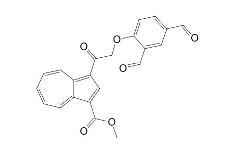 3-[2-(2,4-diformylphenoxy)-1-oxoethyl]-1-azulenecarboxylic acid methyl ester