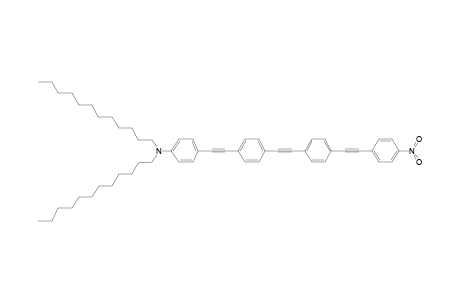 dilauryl-[4-[2-[4-[2-[4-[2-(4-nitrophenyl)ethynyl]phenyl]ethynyl]phenyl]ethynyl]phenyl]amine