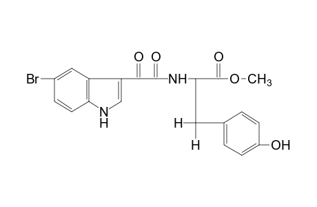 N-[(5-bromoindol-3-yl)glyoxyloyl]tyrosine, methyl ester