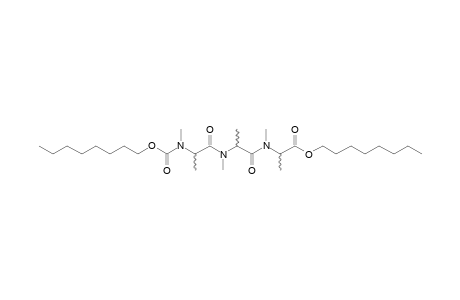 dl-Alanyl-dl-alanyl-dl-alanine, N,N',N''-trimethyl-N''-octyloxycarbonyl-, octyl ester