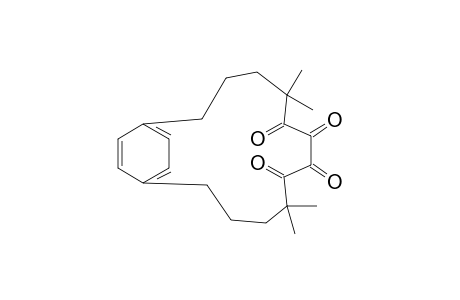 4,4,9,9-Tetramethyl[12]paracyclophane-5,6,7,8-tetrone