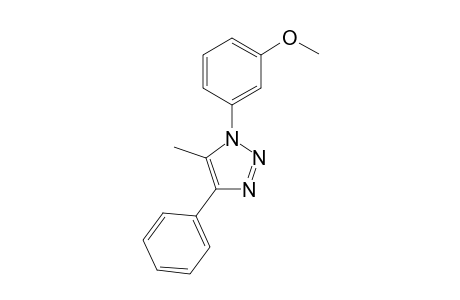 1-(3-Methoxyphenyl)-5-methyl-4-phenyl-1H-1,2,3-triazole