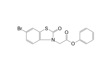 phenyl (6-bromo-2-oxo-1,3-benzothiazol-3(2H)-yl)acetate