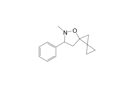 6-Methyl-7-phenyl-5-oxa-6-azadispiro[2.0.4^{4}.1^{3}]nonane
