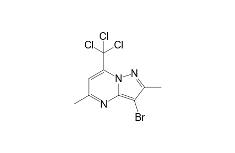 3-BROMO-7-TRICHLOROMETHYL-2,5-DIMETHYLPYRAZOLO-[1,5-A]-PYRIMIDINE