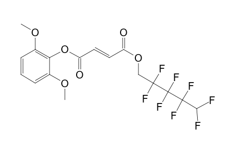 Fumaric acid, 2,6-dimethoxyphenyl 2,2,3,3,4,4,5,5-octafluoropentyl ester